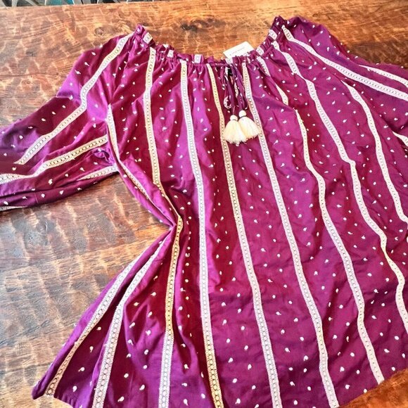 Lane Bryant Purple Cotton NWT Sz26/28 - Picture 1 of 10